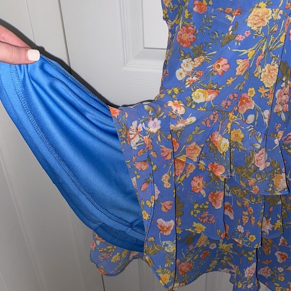 Floral Print Mini Dress - Picture 11 of 12